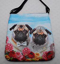 PugSpeak Pug Purse 15 Close-Up