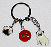 PugSpeak Pug Key Chain 7