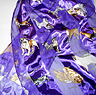PugSpeak Pug Scarf 5 - This long scarf comes in bright purple and features many breeds including Pugs, Chows, Afghan Hounds, Bichons, Poodles, and Boxers. Measuring 58' long X 13" wide (147.32 X 33.02 cm).
